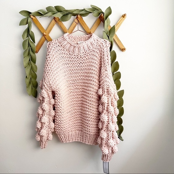 Goodnight Macaroon Clora Pom Sweater OS